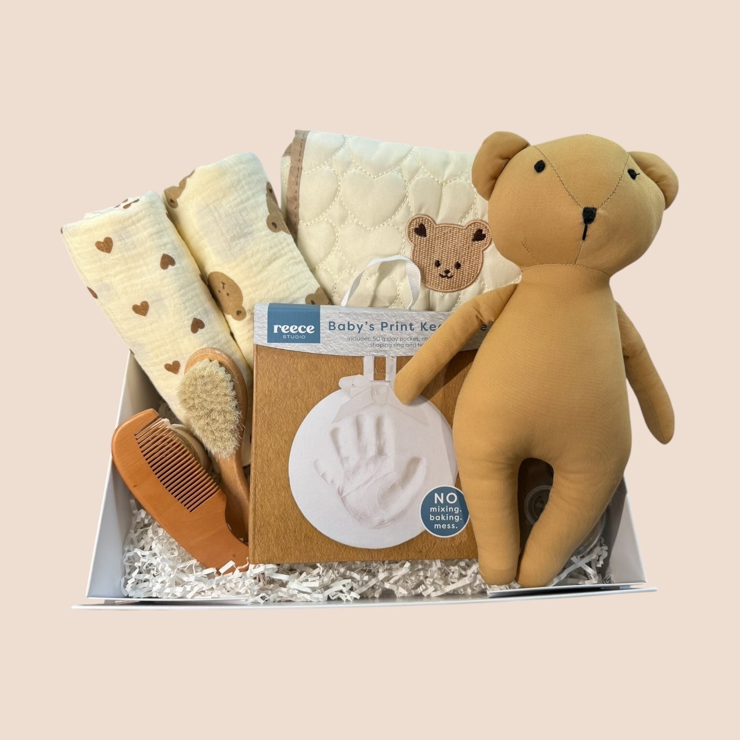 Bear Hugs Baby Gift Box – Gender Neutral Newborn & Baby Shower Gift