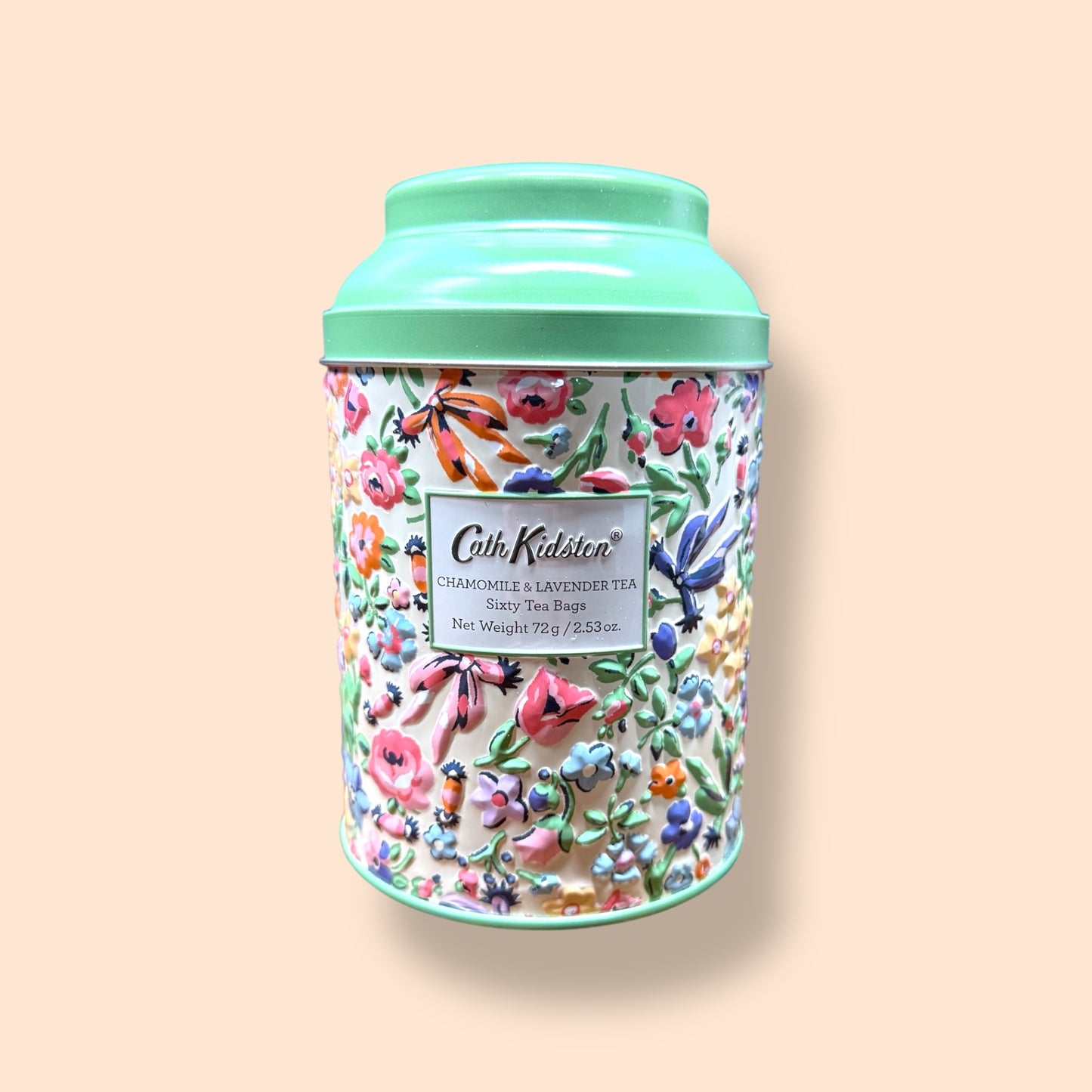 Cath Kidston Chamomile & Lavender Tea (Tin of 60 Bags)