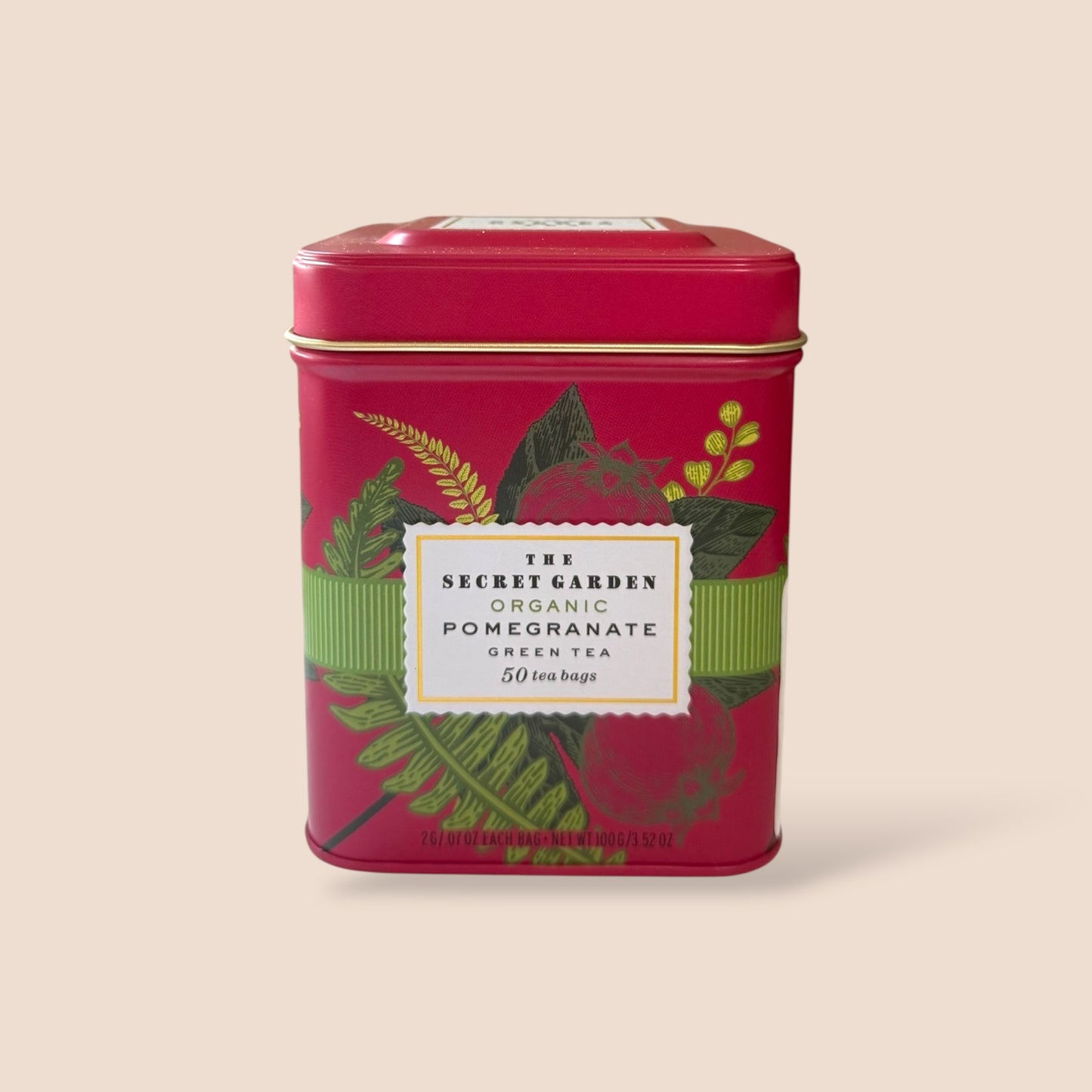 Secret Garden Pomegranate Tea (Tin of 50 Bags)