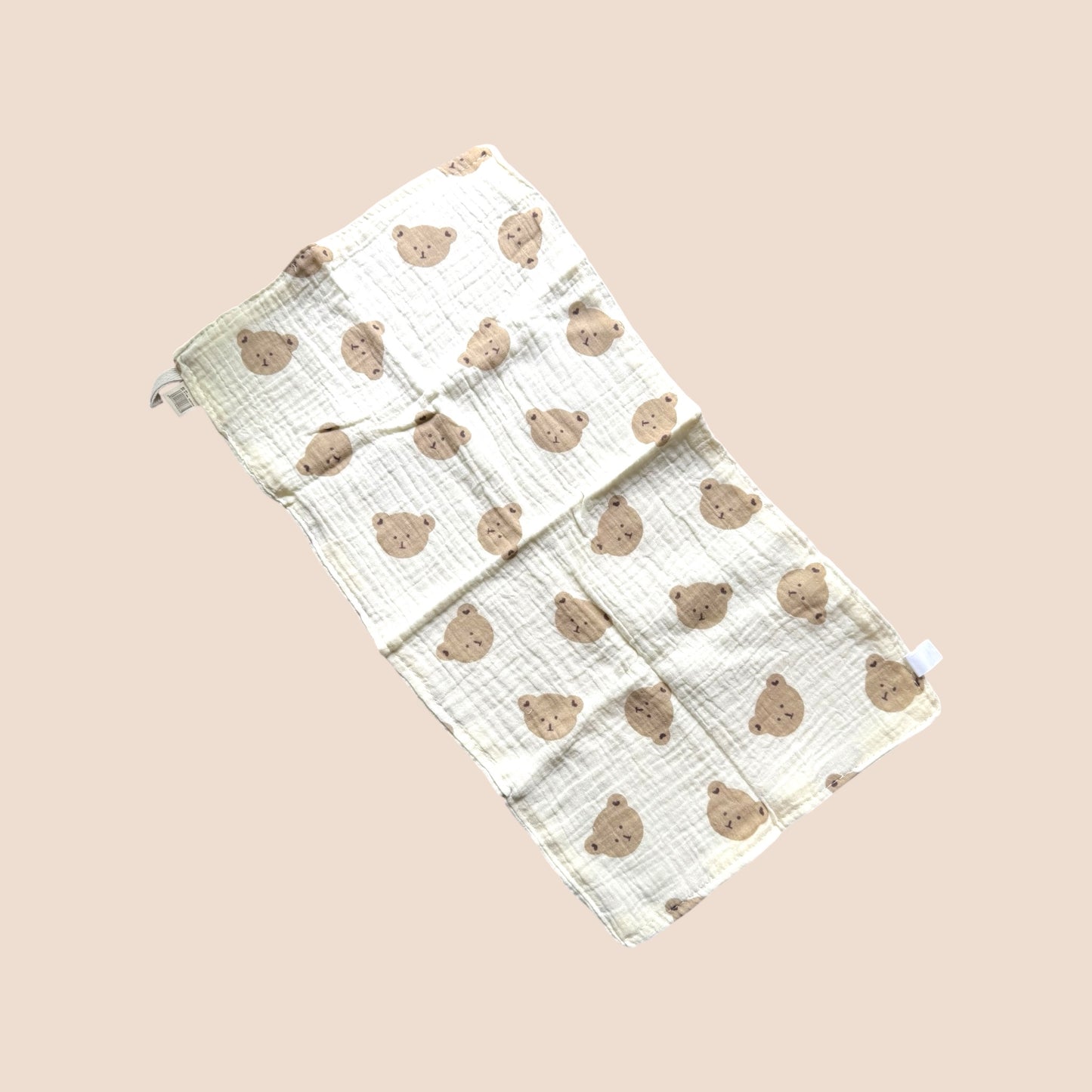 Bear Hugs Muslin Blanket – Lightweight Swaddle for Babies