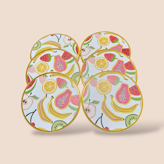 Fruit Fiesta Coasters (Set of 6)