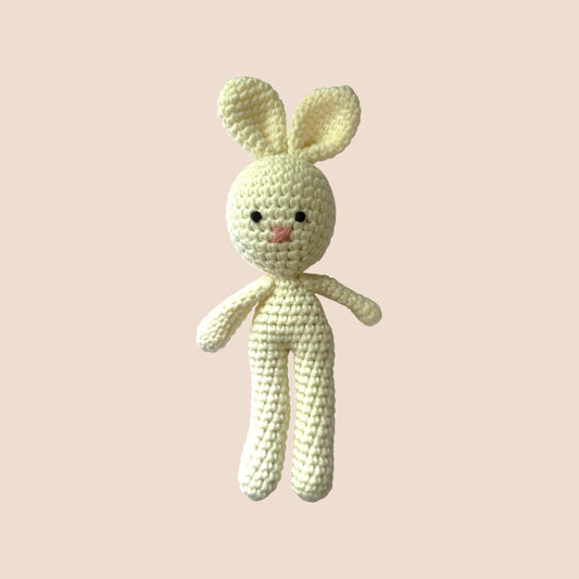 Sunny Hops Crochet Bunny – Handmade Amigurumi Baby Toy