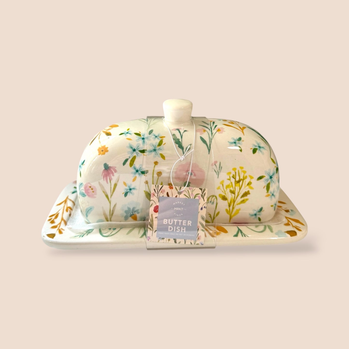 Butter Believe It – Floral Ceramic Butter Dish