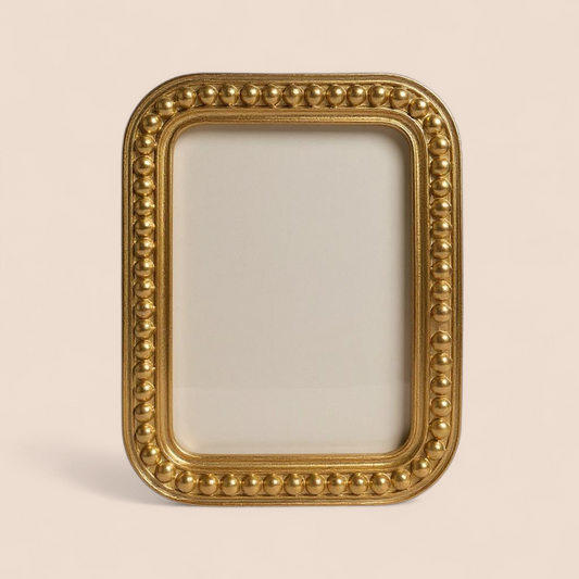 Aurora Beaded Gold Frame
