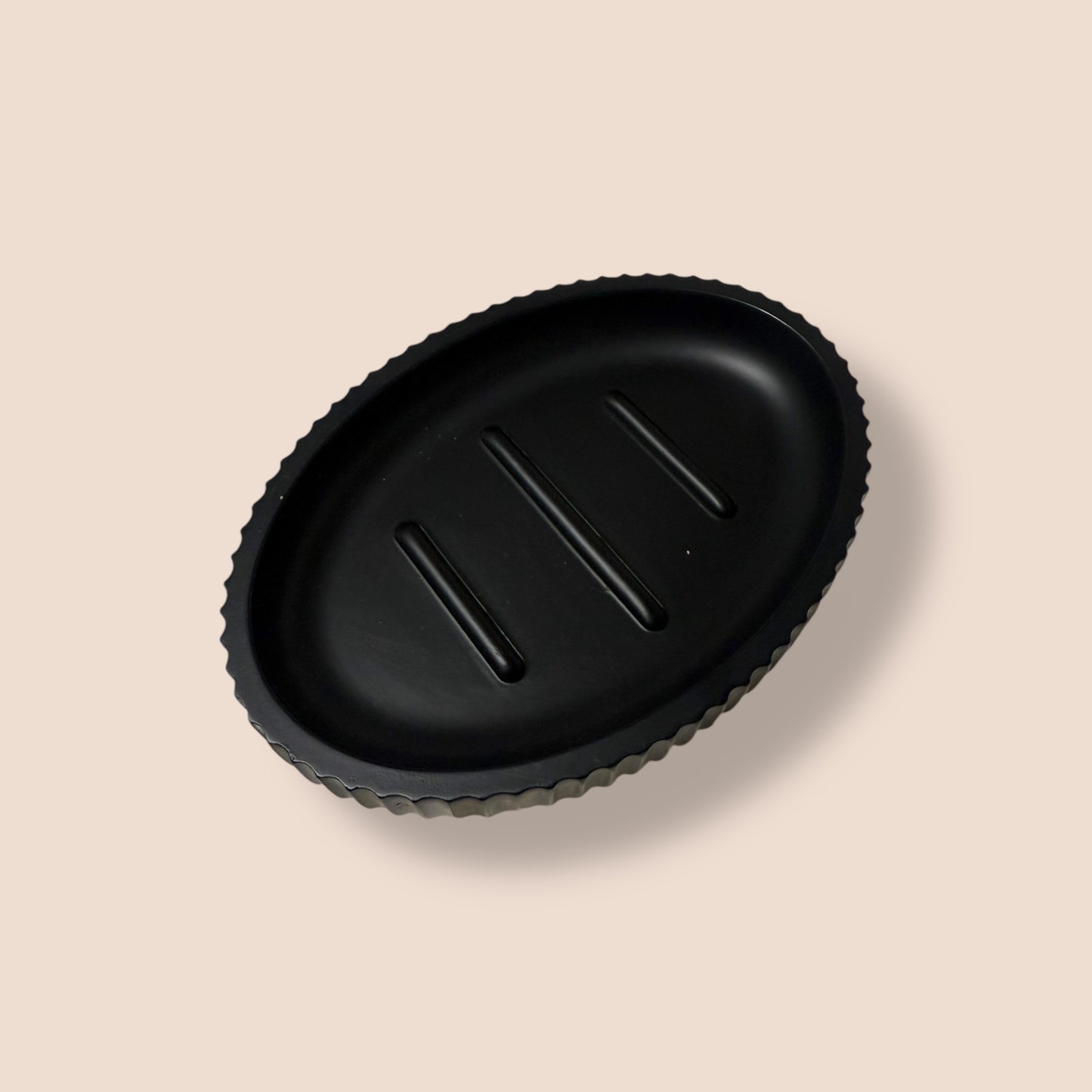 Sleek Black Soap Dish