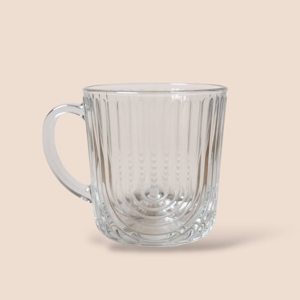 Ripple Effect Glass Mug