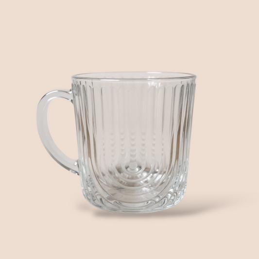 Ripple Effect Glass Mug